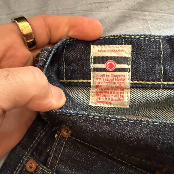 ❌SOLD❌ Momotaro 0105SP Narrow Tapered jeans in size 38 - Picture 5 of 12
